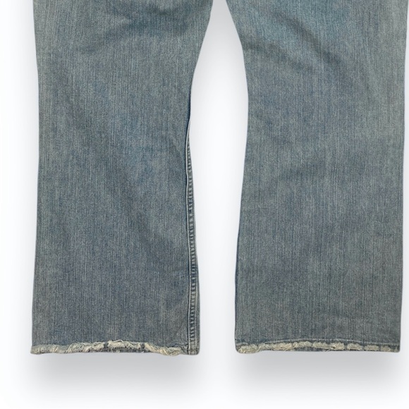 AMERICAN EAGLE OUTFITTERS Light Wash Low Rise Boot Jeans Y2K 46 x 32 - Picture 3 of 6